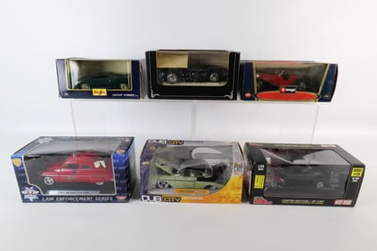 Lot of 6 1:24 Scale Diecast Cars