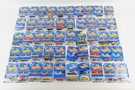 Lot of 50 Hot Wheels Diecast Cars: Lot of 50 Hot Wheels Diecast Cars. All sealed on card. All invoices must be paid within 24 hours of the sale. We offer multiple shipping options please read the shipping terms to understand your optio