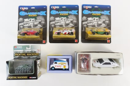 Lot of Mixed Scale Corgi Diecast Cars