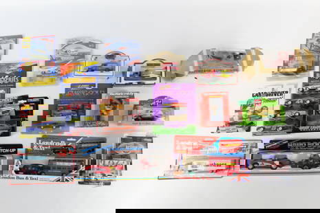 Mixed Lot of Diecast and Plastic Cars: Mixed Lot of Diecast and Plastic Cars. Including Greenlight Gulf 1965 Shelby, Action Racing, Sunoco Friction Cars, Tootsie Toy Hard Body Hitch Up, Road Champions, and More. All come with packaging. Al
