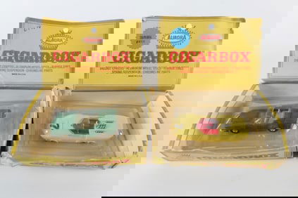 Lot of 2 Aurora HO Scale Diecast Cars