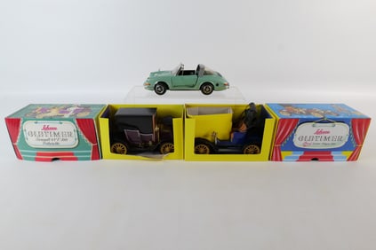 Lot of 3 Schuco Wind Up Cars