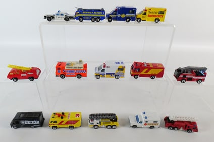 Lot of Loose Matchbox Rescue Vehicles