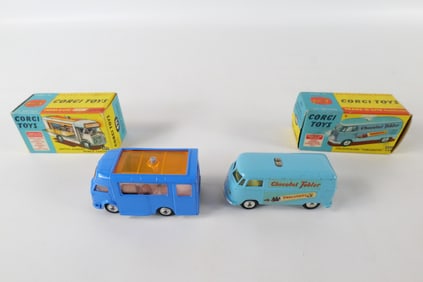 Lot of 2 Vintage Corgi Diecast Cars