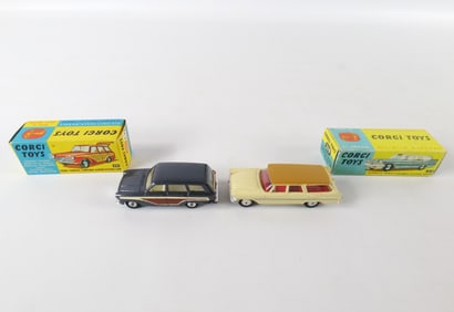 Lot of 2 Vintage Corgi Diecast Cars