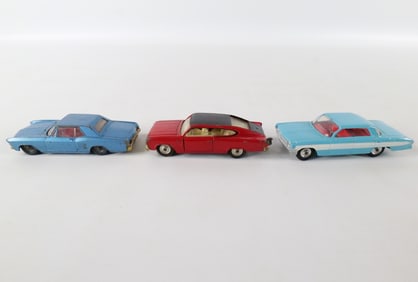 Lot of 3 Vintage Corgi Diecast Cars