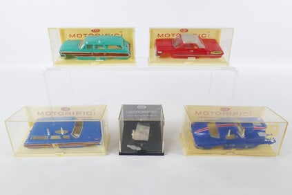 Lot of Ideal Motorific Quick Change Motor Toy Cars