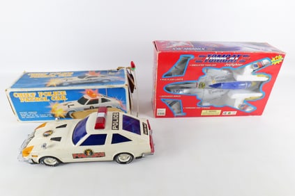 Lot of 2 Vintage Plastic Vehicles