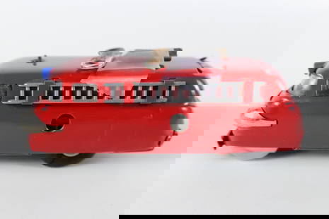 Schuco Key Wind Tin Plated Firetruck: Schuco Key Wind Tin Plated Firetruck. Comes with Key. Measures 1.5" tall x 4.5" long. All invoices must be paid within 24 hours of the sale. We offer multiple shipping options please read the shipping