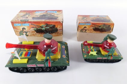 Lot of 2 Luna Tank Friction and Sparking Tanks