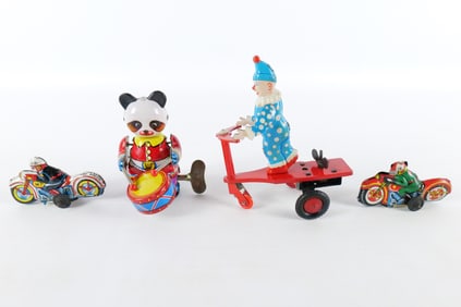 Lot of Tin Litho Toys