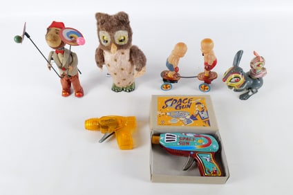 Lot of Wind Up and Friction Toys