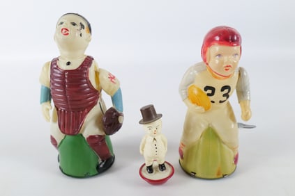 Lot of 3 Vintage Plastic Toys