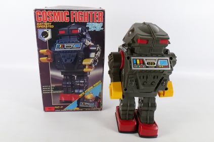 Vintage Horikawa Cosmic Fighter Battery Operated Robot