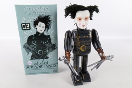 Edward Scissorhands Tin Litho Mechanical Wind Up Toy