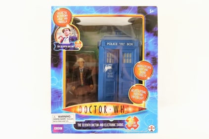 Doctor Who The Seventh Doctor and Electronic Tardis