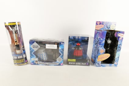 Lot of 4 Doctor Who Figures