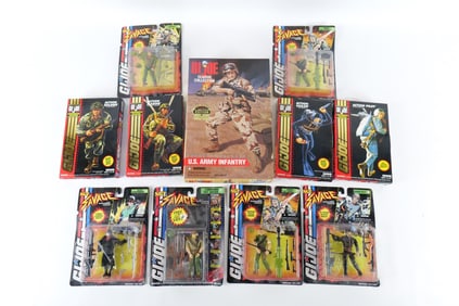 Lot of GI Joe Action Figures