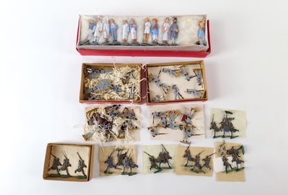 Lot of Hand Painted Metal and Resin Soldiers