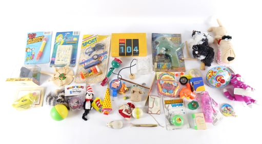 Lot of Vintage to Contemporary Loose and Sealed Toys and Plush