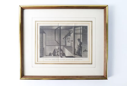 Framed Engraving by Caspar Jacobsz. Philips