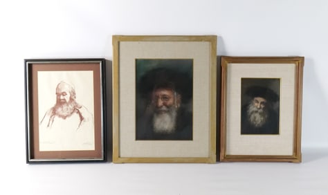 Group Lot of 3 Judaica Prints