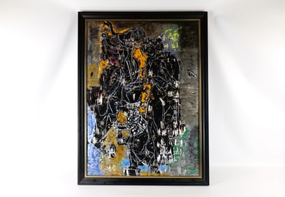 Mid Century Modern Mixed Media on Acrylic