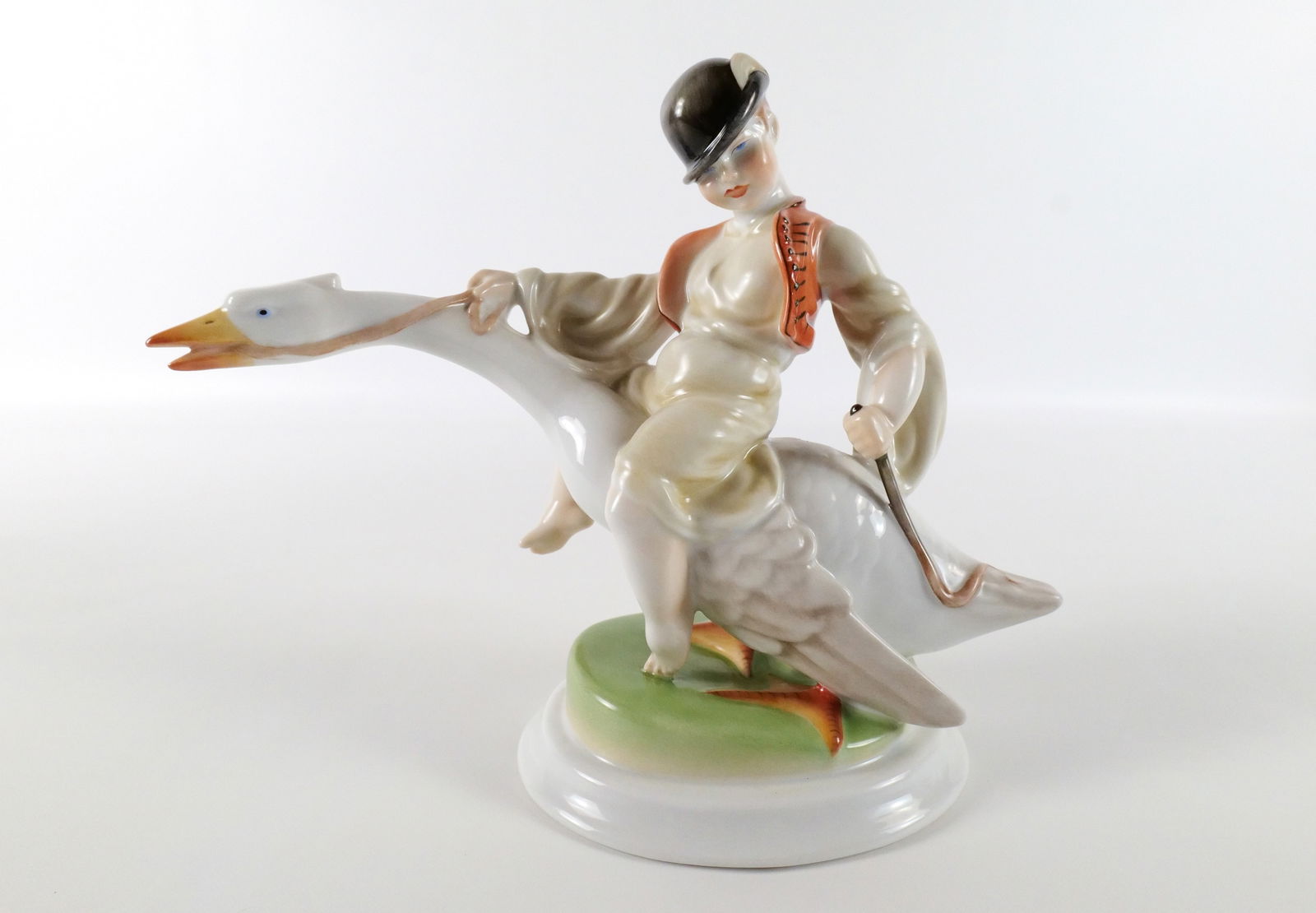 Herend Hungarian Folk Art Porcelain Figurine (1 of 9)