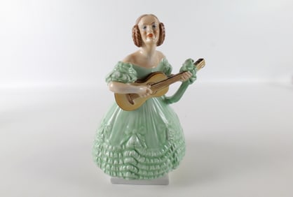 Herend Hand Painted Hungarian Folk Art Porcelain Figurine