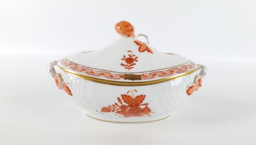 Herend Chinese Bouquet Covered Vegetable Dish