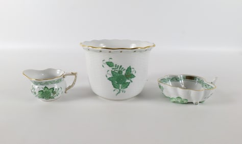 Herend Porcelain Indian Basket Pattern Pieces