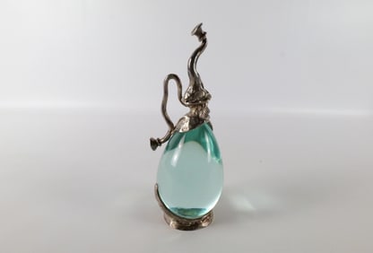 Silver and Crystal Figurine by Jonas Gutierrez