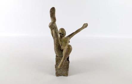 Mid Century Modern Abstract Bronze Figurine