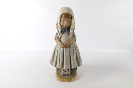 Lladro #4951 Little Girl with Scarf