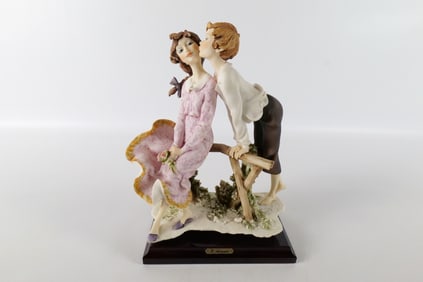 G. Armani Boy Kissing Girl Figurine