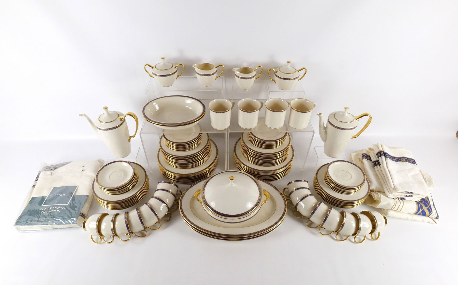 Lot of Lenox Hamilton Dinnerware - 130 Pieces (1 of 15)