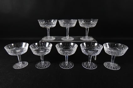 Set of 8 Waterford Champagne Glasses
