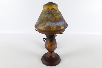Galle Style Budoir Lamp