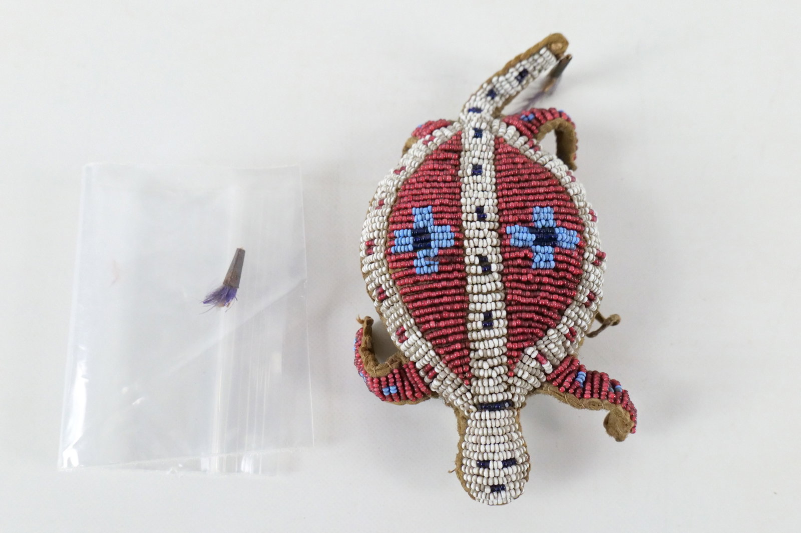Late 19th Century Sioux Indian Turtle Amulet/Fetish (1 of 8)