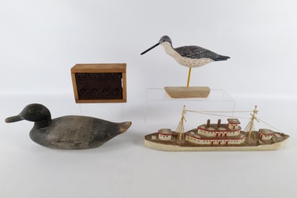 Group Lot of Folk Art Items
