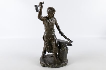 Bronze Statue of Iron Worker