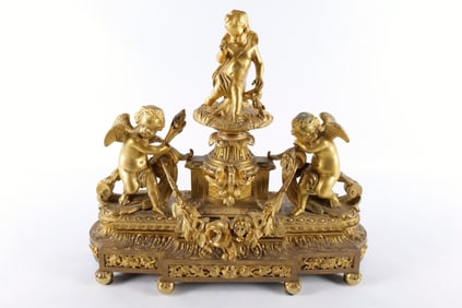 Gold Gilt Bronze Mantle Centerpiece