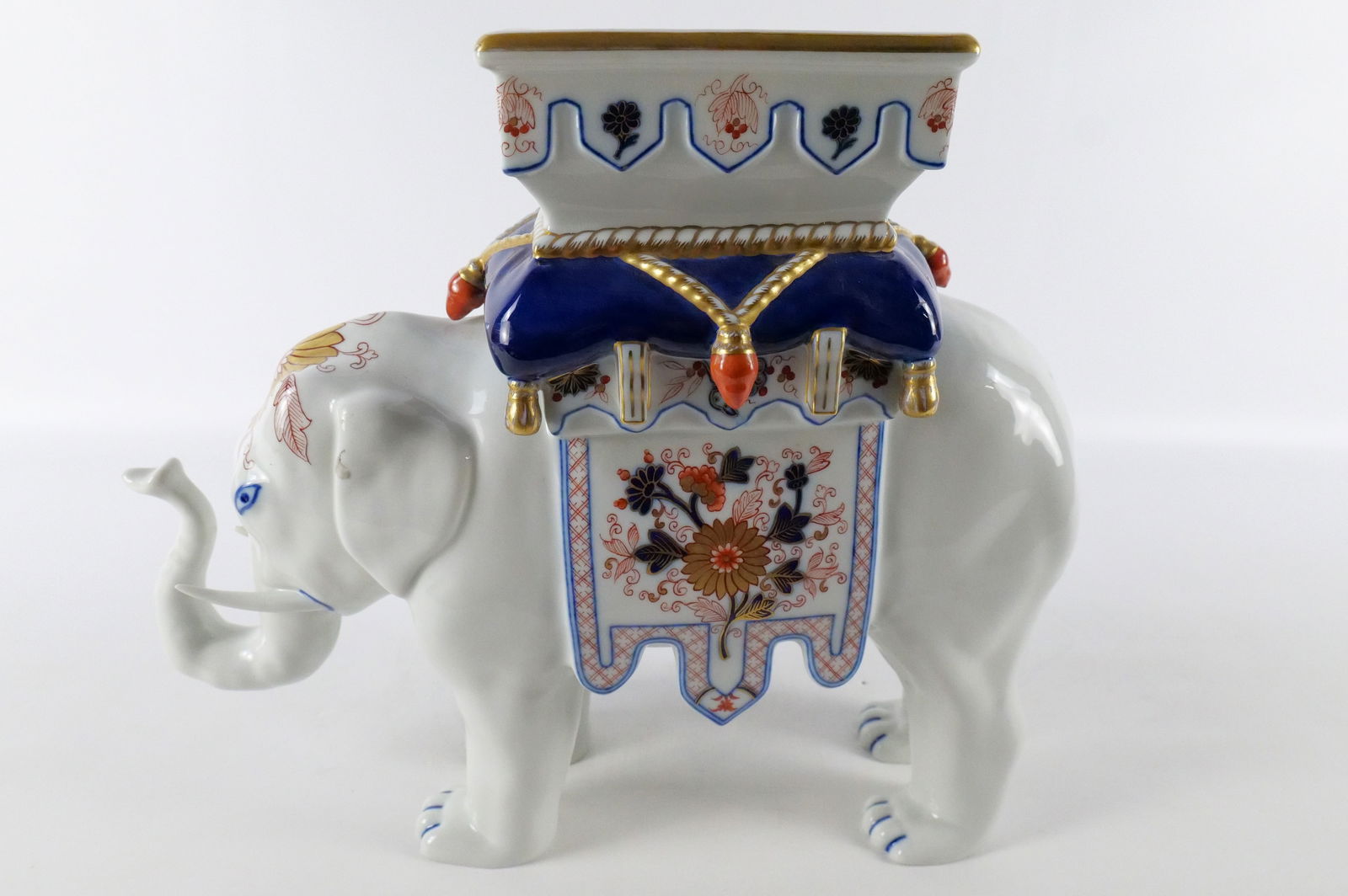 Elephant Porcelain Planter Jardiniere (1 of 7)