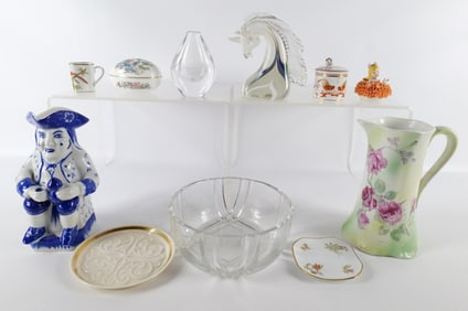 Group Lot of Collectibles - Porcelain and Glass