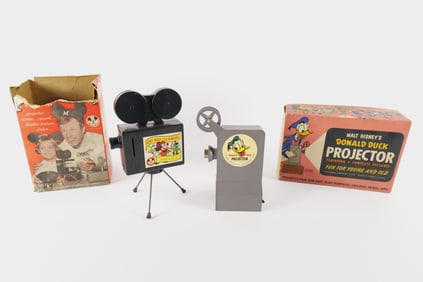 Lot of 2 Vintage Walt Disney Projector Toys