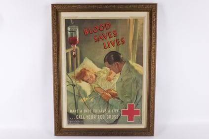 Vintage Red Cross Poster