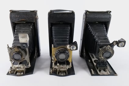 Lot of 3 Vintage Kodak Cameras