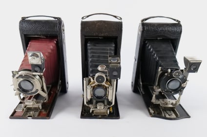 Lot of 3 Eastman Kodak Company Vintage Cameras