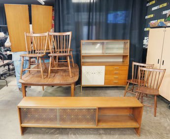 9 Piece Mid Century Drexel Dining Room Set