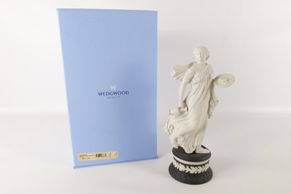 Wedgwood Black and White Jasperware Figurine - The Herculaneum Dancers